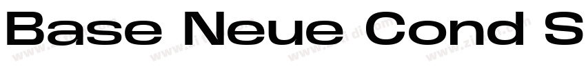 Base Neue Cond SemBd字体转换